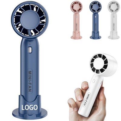 Mini Portable With Phone Holder 3 Speed Small Fan