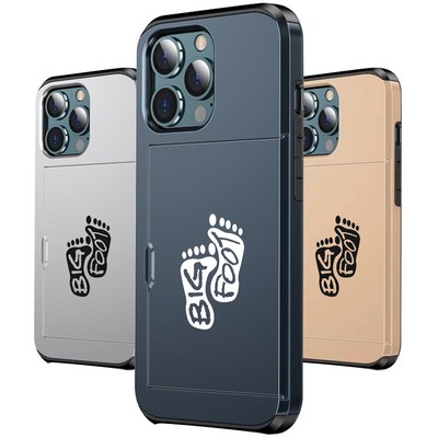 Armored Card Slot Case for iPhone 11/12/13