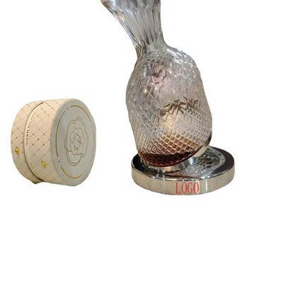 360° Gyroscopic Rotating Tumbler Decanter
