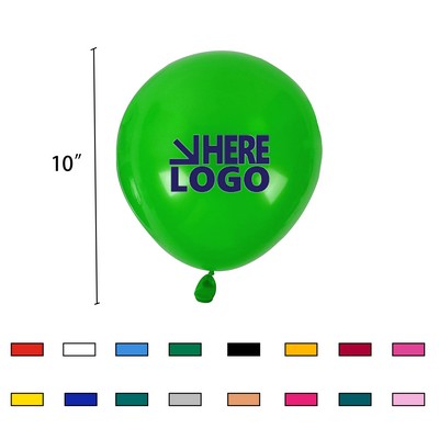 10"Dia Customizable Latex Balloons