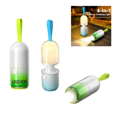 Rechargeable Mini Capsule Camping Flashlight