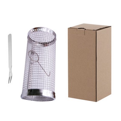Rolling Grilling Baskets for Outdoor Grill Barbecue