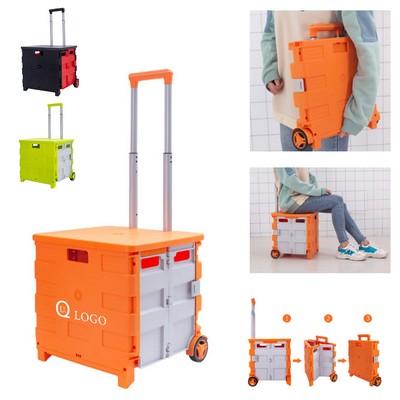 Foldable Shopping Bag Utility Cart