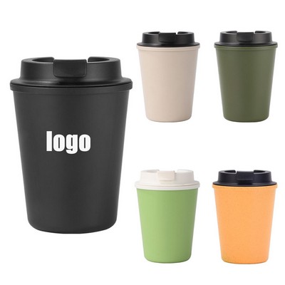 12 Oz. Wheat Straw Travel Coffee Cup