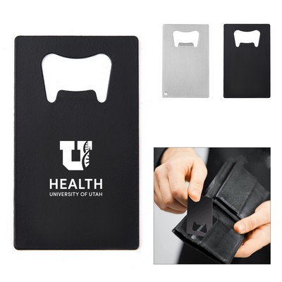 Stainless Steel Credit Card Bottle Opener