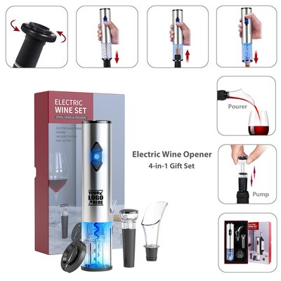 4" 1 Metal Automatic Electric Wine Opener