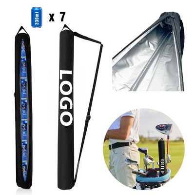 7 Cans Of Beer Golf Long Tube Ice Pack