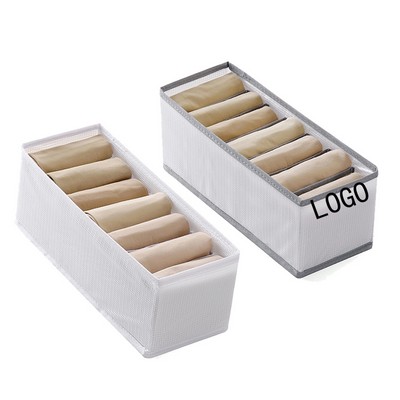 The Independent Small 7 Compartment Portable Foldable Household Clothing Storage Bag