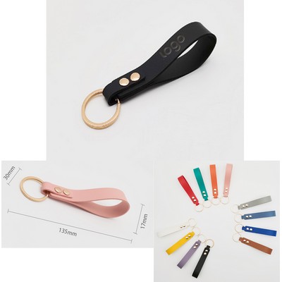 Pu Leather Keychain