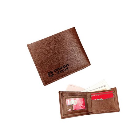 Slim Men's Wallet with Business Cards Holder