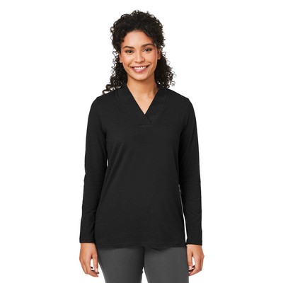 Devon and Jones® Women's Raleigh Shawl Collar Knit Top