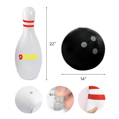 Giant Inflatable Bowling Set
