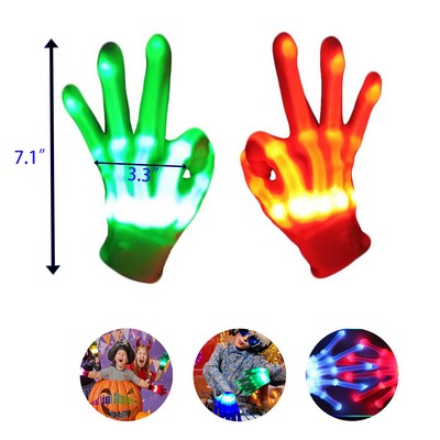 12 Colors Led Light up Gloves