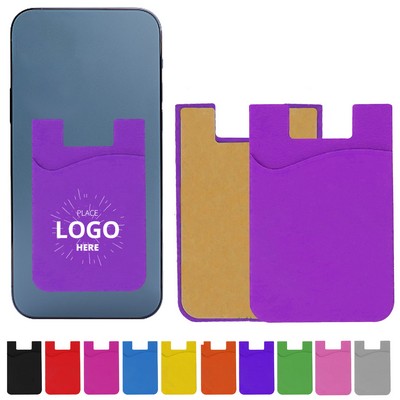 Silicone Adhesive Card Holder