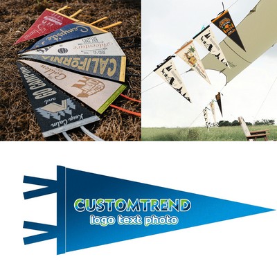 Custom Camping Felt Pennant