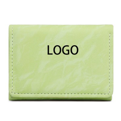 Macaron Wave Pattern Fashion Student Coin Purse