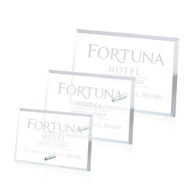 Windsor Rectangle Horizontal Award - Chrome