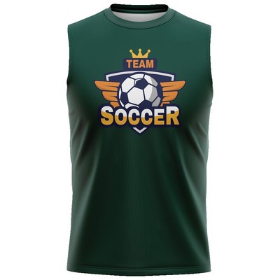 Unisex & Kids' Custom 5.3 oz Cotton Sleeveless T-Shirt