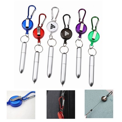 Retractable Badge Reel Pens