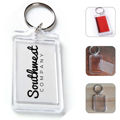 Photo Insert Keychain
