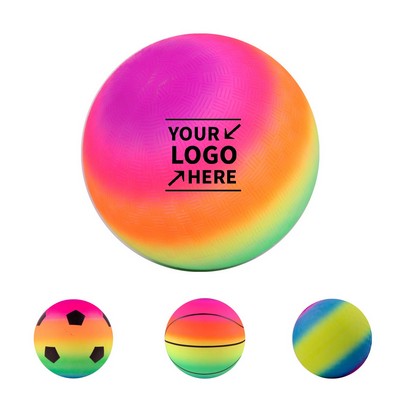 8.5" Inflatable Rainbow Ball