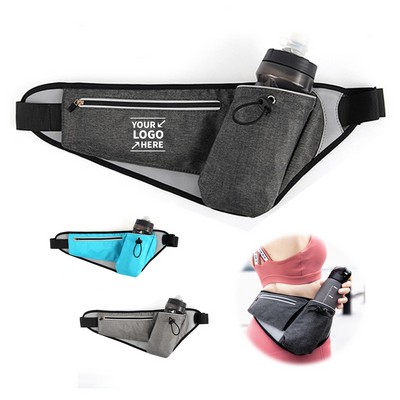 Hiking Waist Bag with Bottle Holder