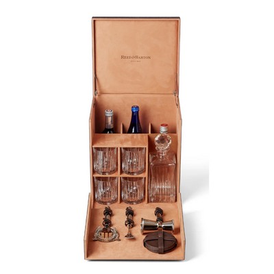 Reed & Barton 200th Anniversary Soho Travel Bar Box Gift Set