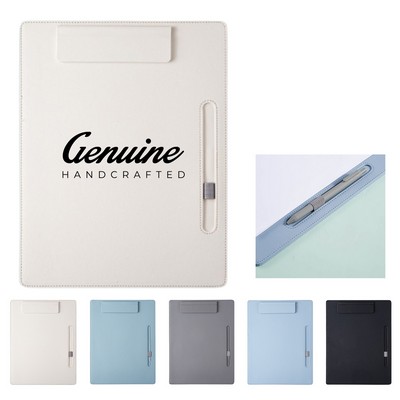 Magnetic Leather Clipboard