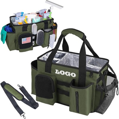 Handheld Single Shoulder Large Capacity Cleaning Bag