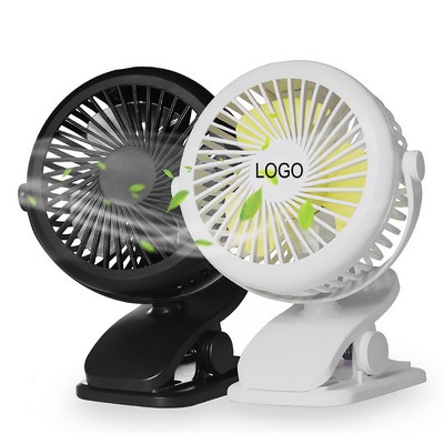 USB Powered Mini Clip Desk Fan