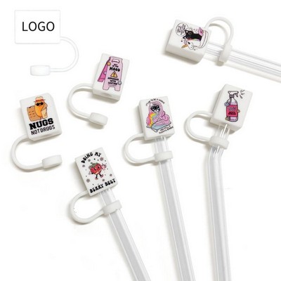 Rectangular Silicone Straw Caps