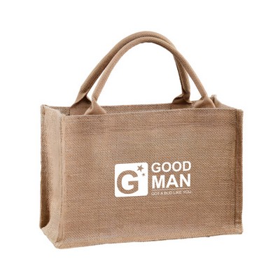 Three-Dimensional Linen Tote Bag(18.1"Wx14.2 "Hx8.7"T)
