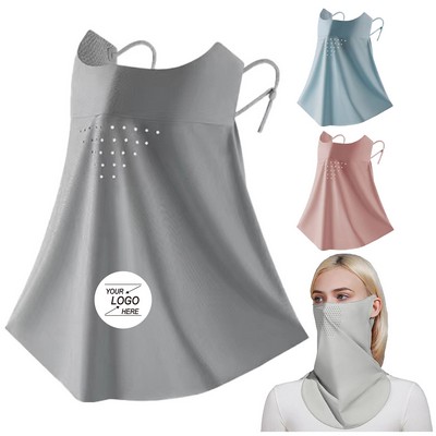 UV Sun Protection Balaclava Half Face Mask.