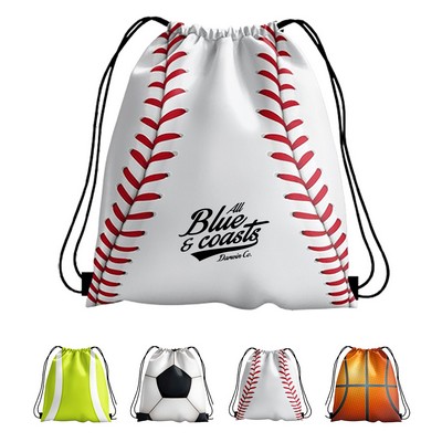 Athletic Drawstring Backpack