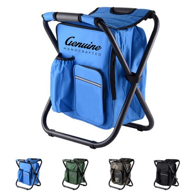 Portable Cooler Backpack with Chair