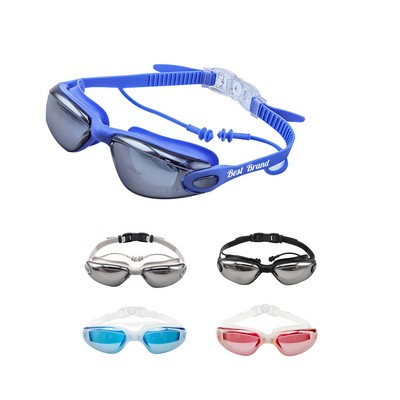 Anti-Fog Electroplating Swimming Goggles