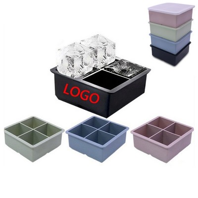 Silicone Wicky 4 Holes Large Ice Cube Tray