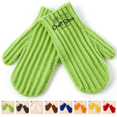Winter Knitted Mittens