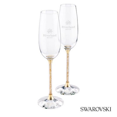 Swarovski® Crystalline Toasting Flutes (Set of 2)