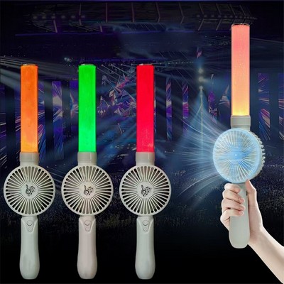 Glow Stick with Built-in Fan
