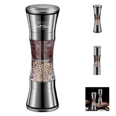 2 in 1 Salt and Pepper Shakers Manual Grinder
