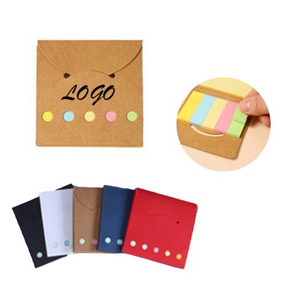 Kraft Paper Cover Combination Sticky Notes Office Supplies Notepad