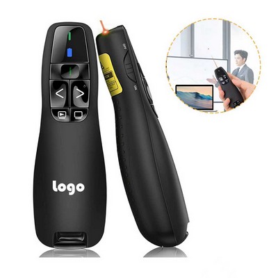 Wireless Remote Red Laser Pointer With 2 Batteries