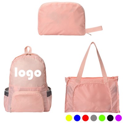 Large Capacity Foldable Outdoor Travel Backpack for Men and Women