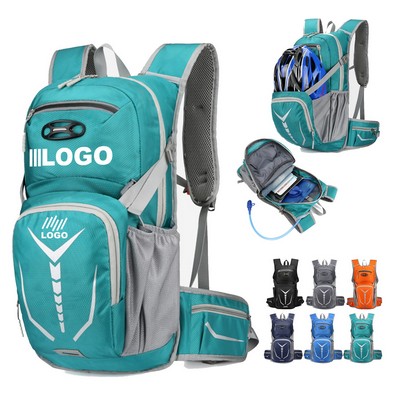 Hydration Cycling Backpack with Helmet Storage