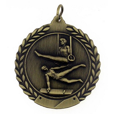 Male Gymnastics Medal - Engravable