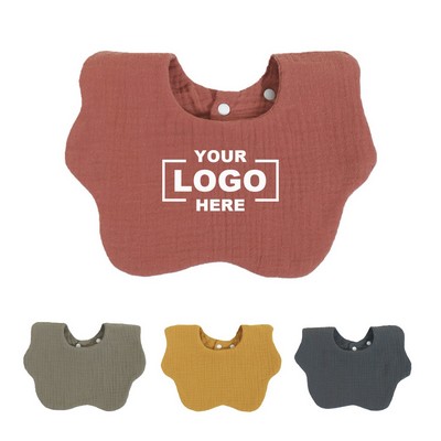 Baby Pure Cotton Petal Bib Drool Bandana