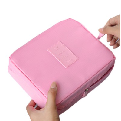 Portable Travel Cosmetic Bag W/ Zipper