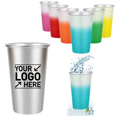15OZ Magic Aluminum Color Changing Cup