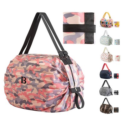 Reusable Shopping Bag Foldable Grocery Storage Tote